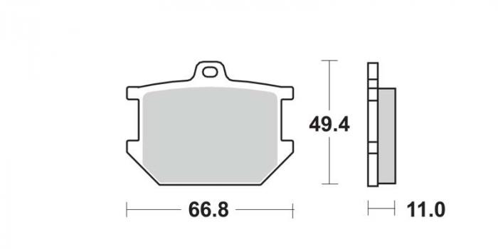 Plaquettes de frein - Standard (dbg005-st / dbg005st)