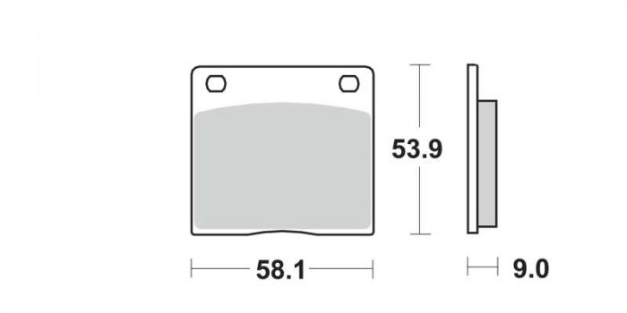 Brake pads - Standard (dbg006-st / dbg006st)