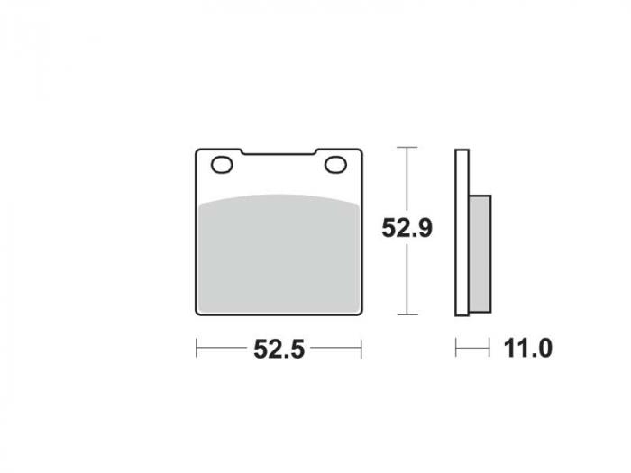 Brake pads - Standard (dbg007-st / dbg007st)